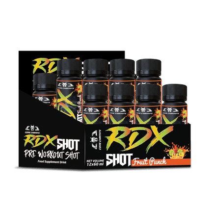 CHORE CHAMPS RDX SHOT Pre-Workout Shot (12 x 60 ml Box)